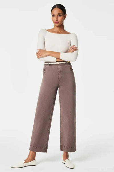 Stretch Twill Cropped Pant