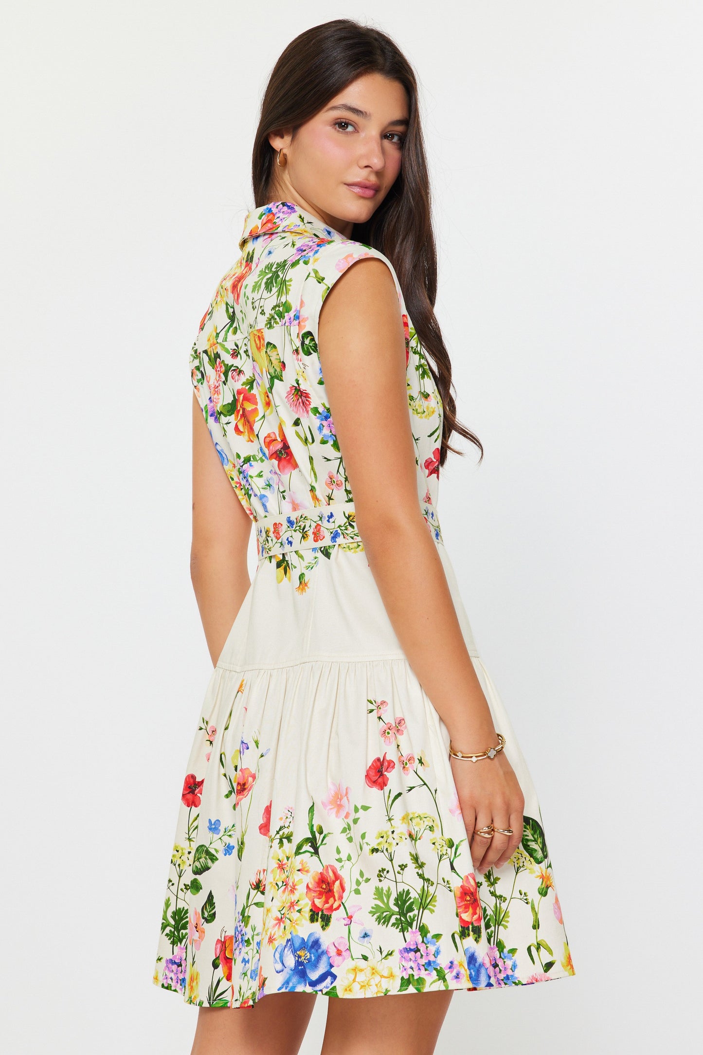 Floral Print Mini Dress