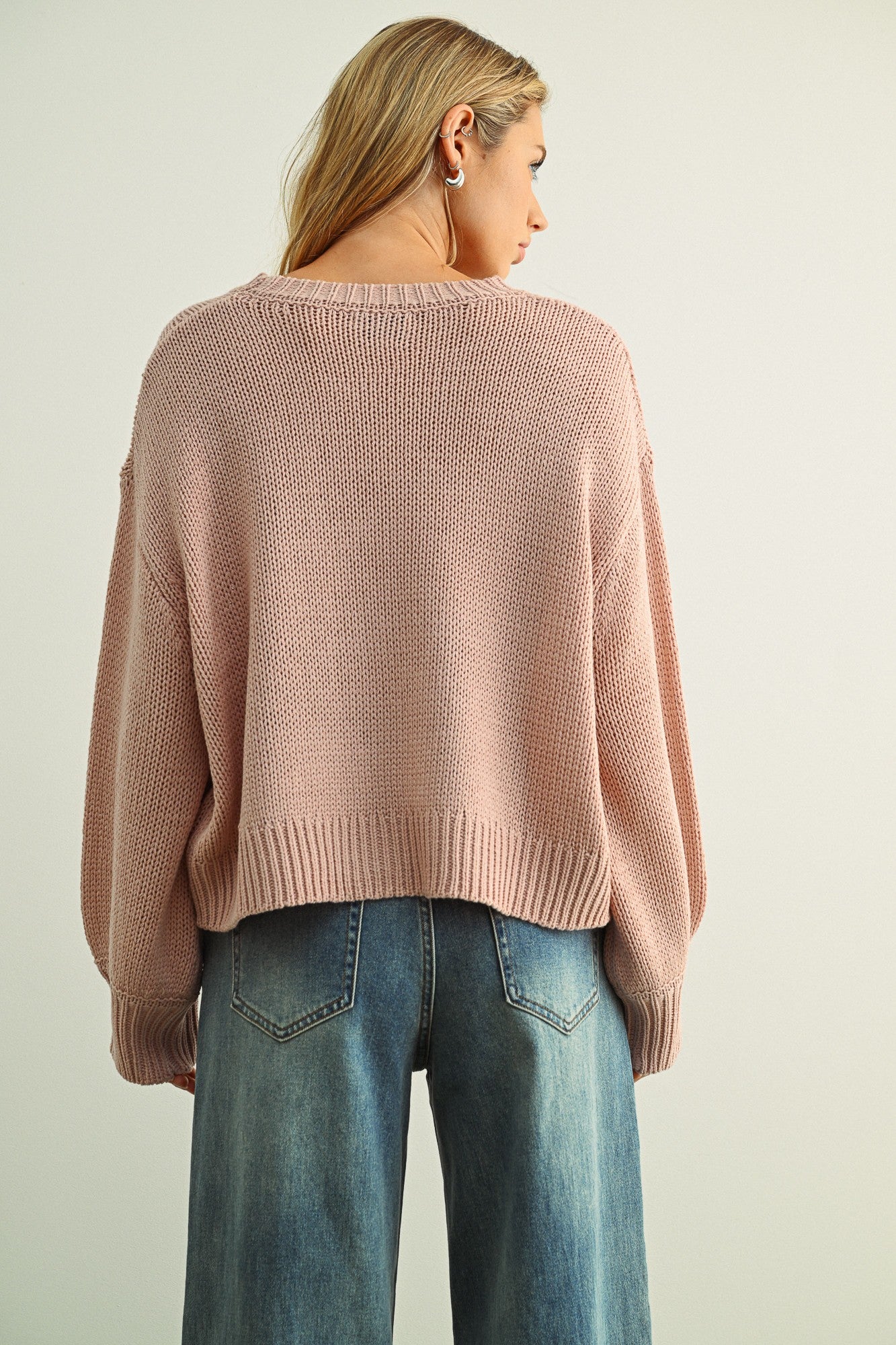 Balloon Sleeve Sweater