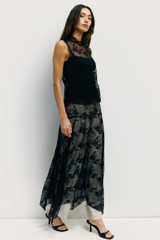 The Jennifer Lace Midi Skirt
