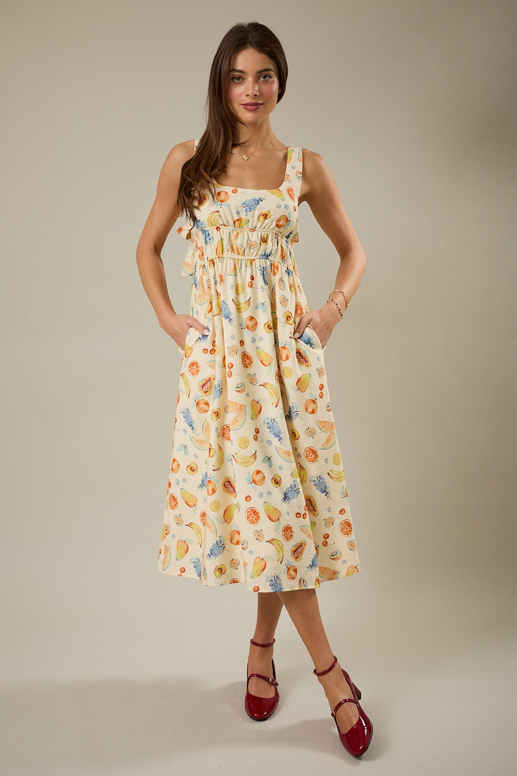orange fruit print dress Sleeveless Midi anywhere that calls for Pack Size:3-Pack (3 x 10 oz. Bottle) type_mesh Plus Size Galler Dinner