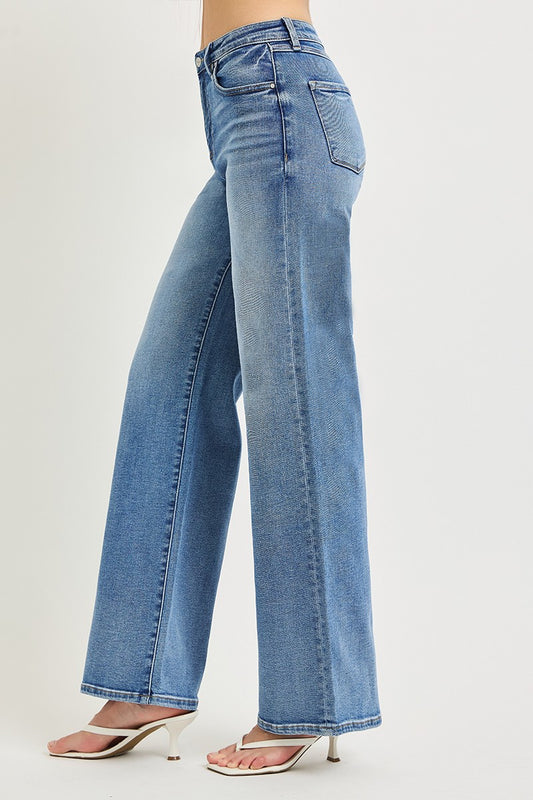 Slouchy Wide Leg Jeans
