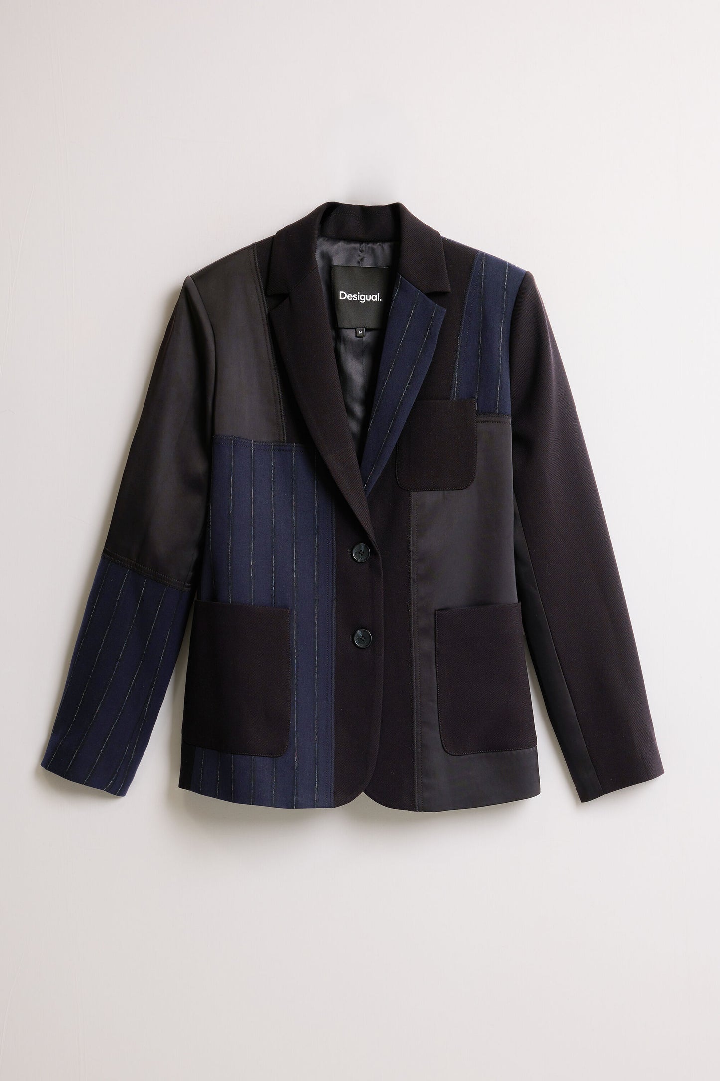 Mixed Media Blazer
