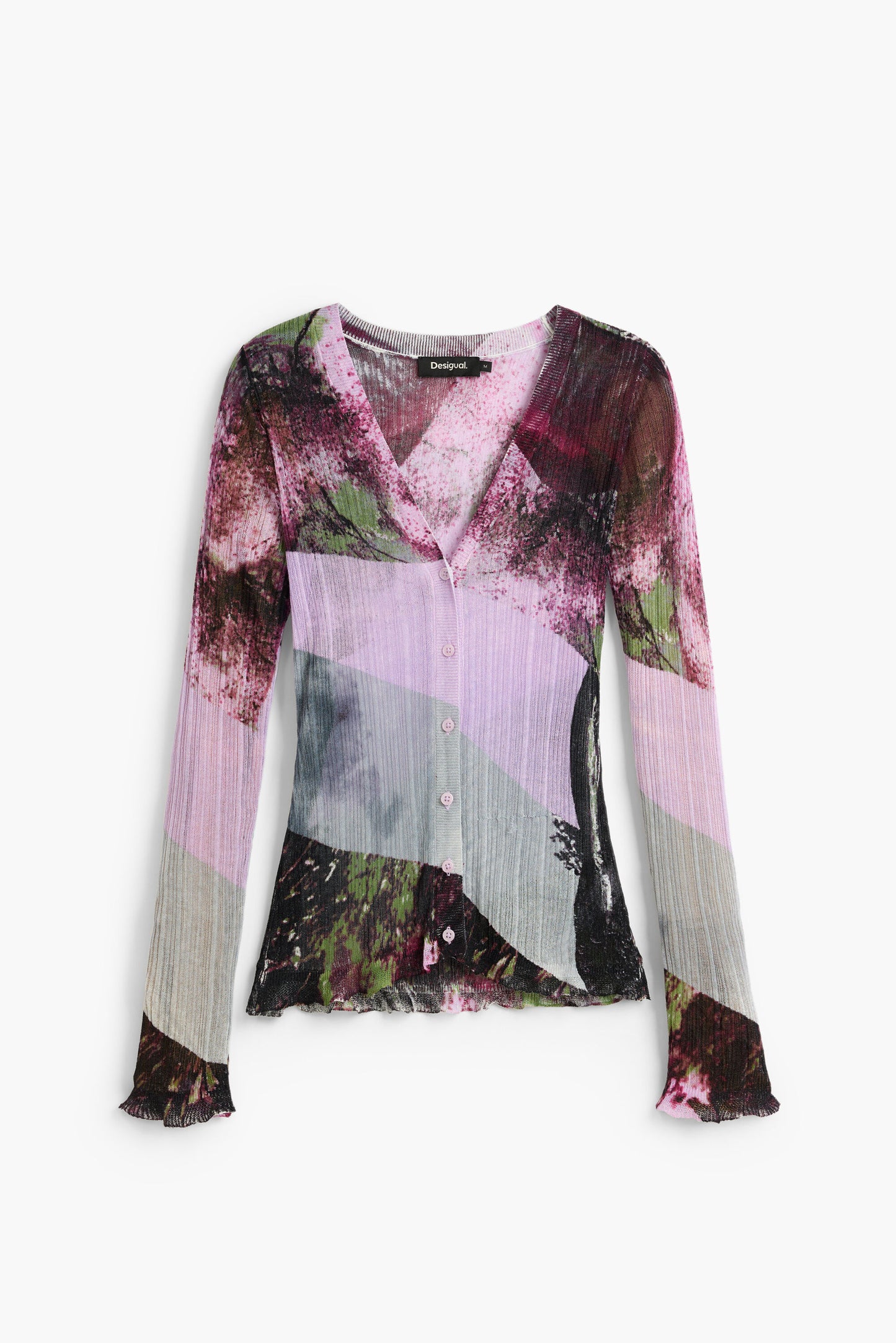 Lightweight V-Neck Lilac Sweater