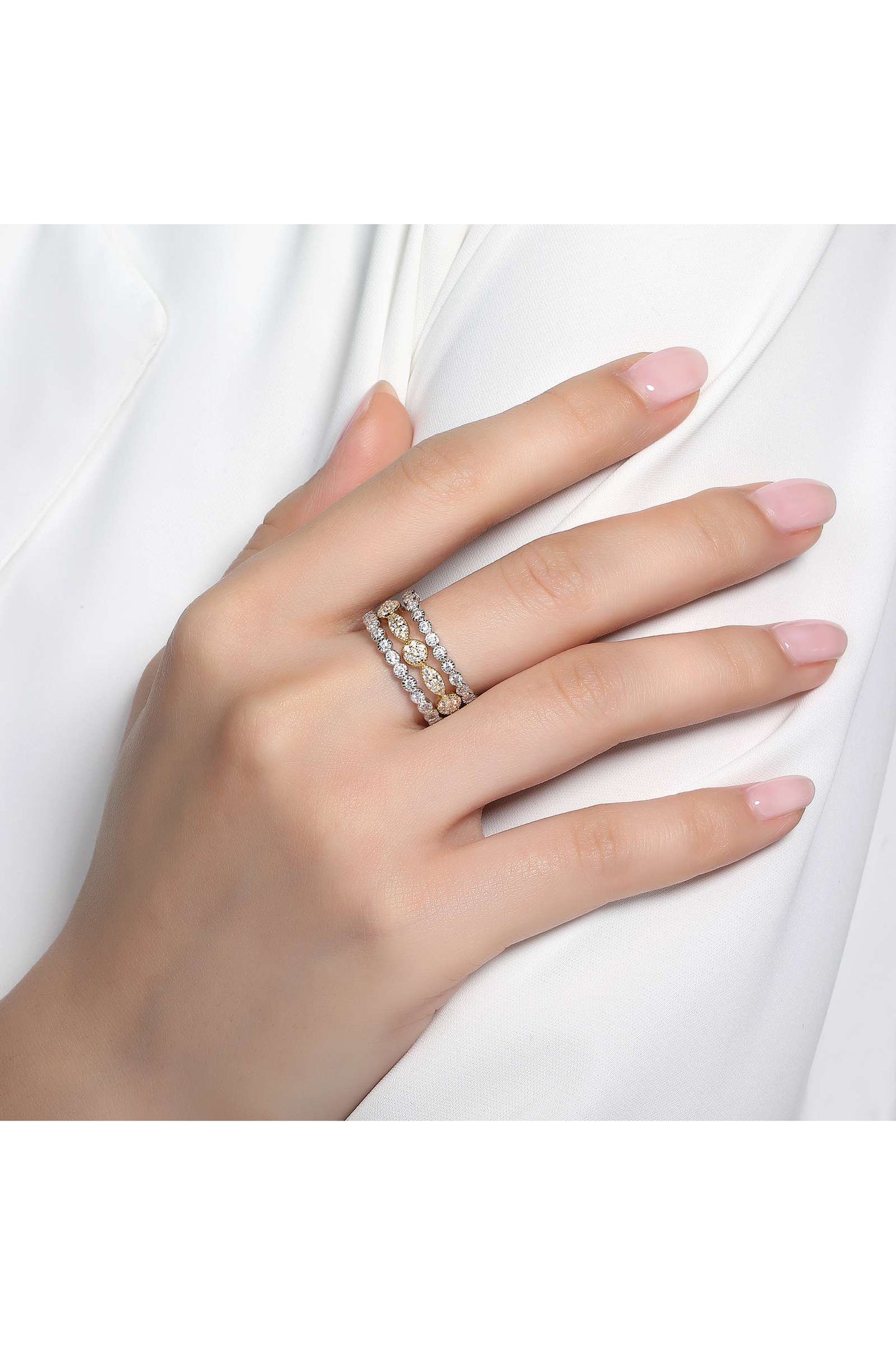 3-Piece Eternity Ring Set