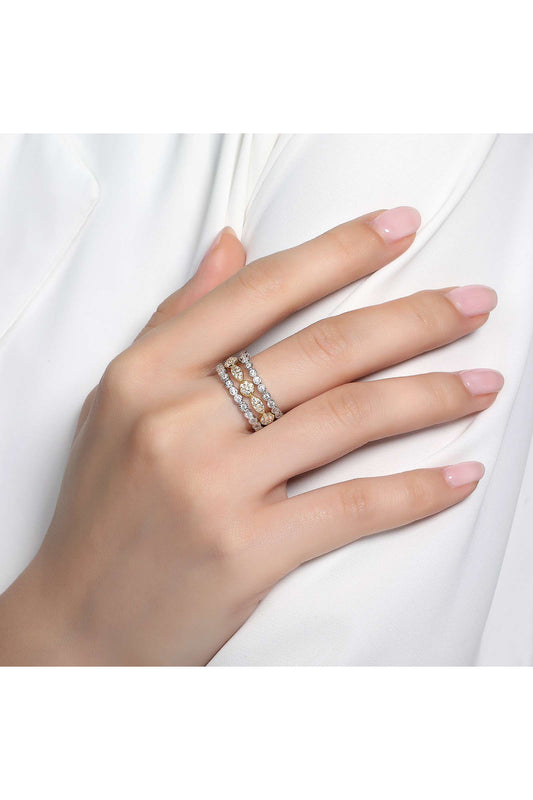 3-Piece Eternity Ring Set