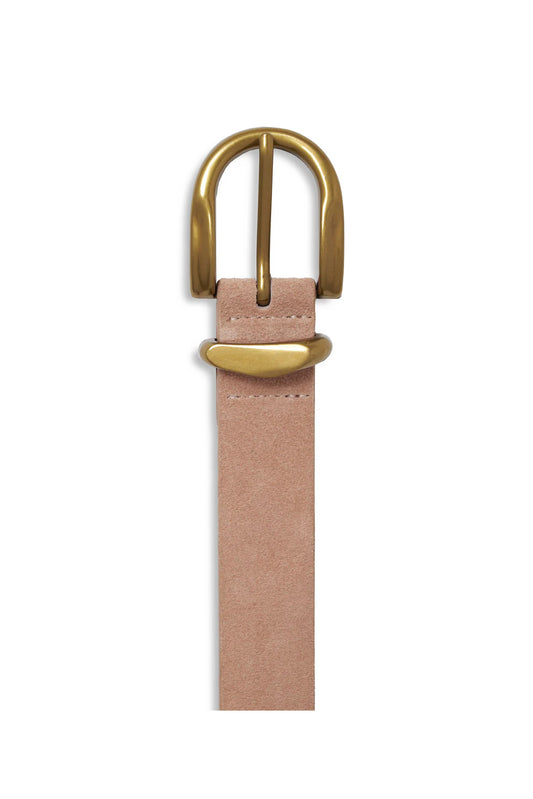 All Day Suede Belt Desert Pink