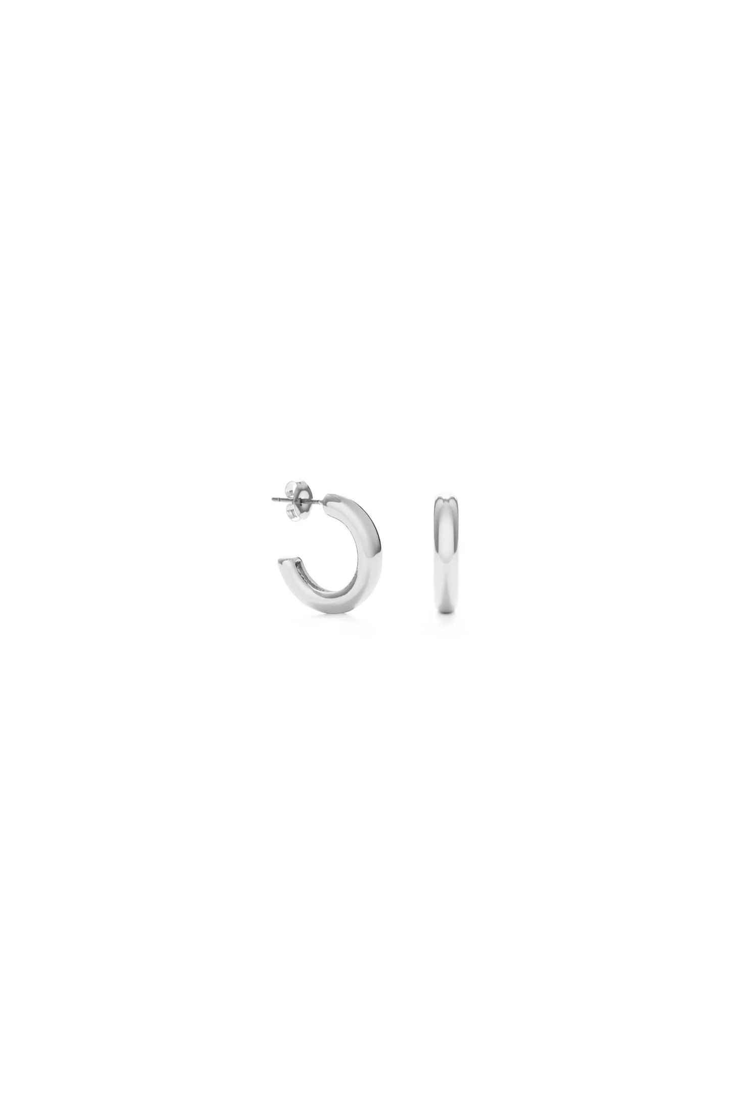 3/4" Basic Hoop Silver