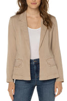 Biscuit Tan Fitted Blazer