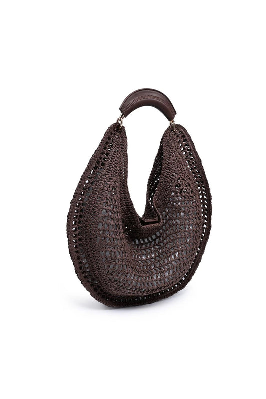 Camden Crochet Hobo Chocolate