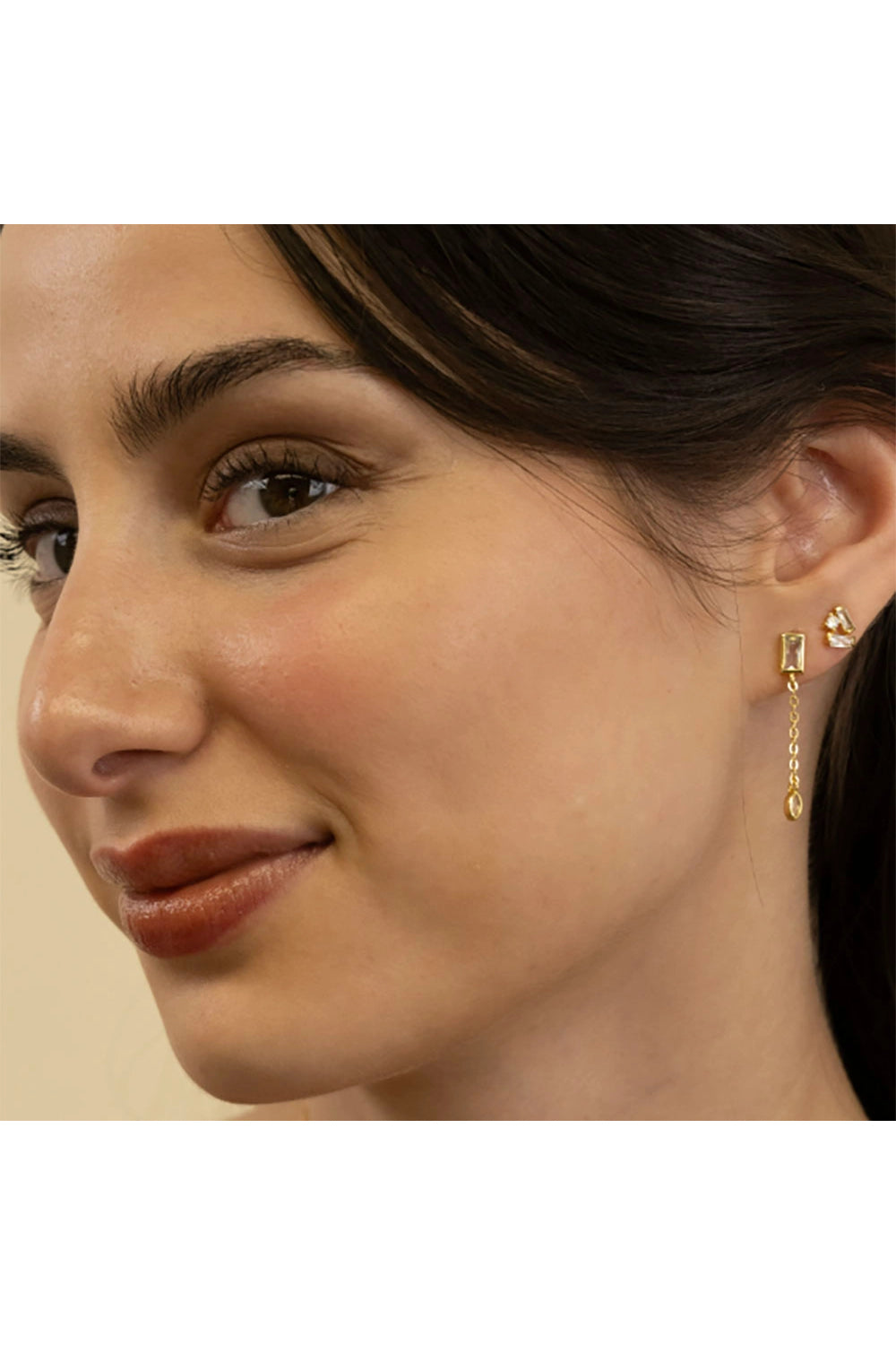 Cosmo Drop Stud Earrings