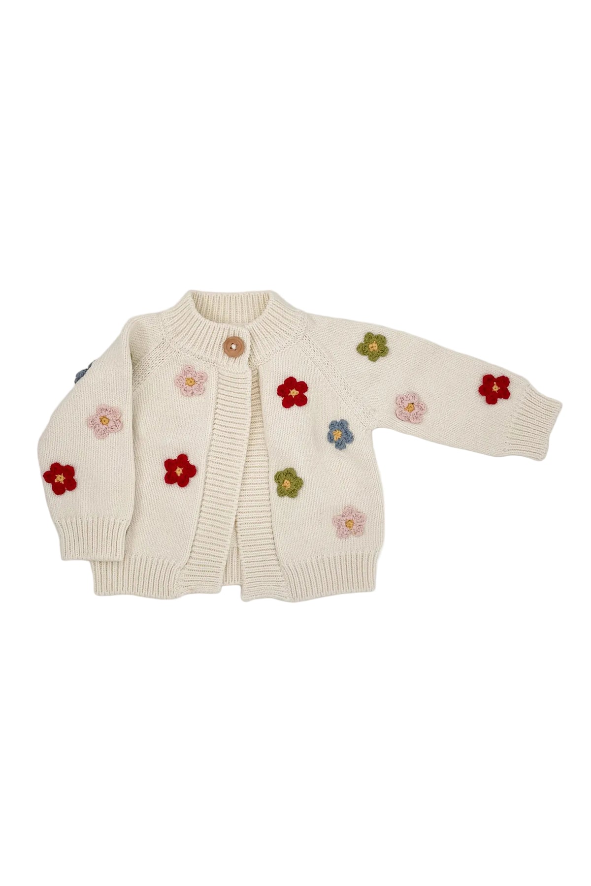 Cotton Flower Baby Cardigan