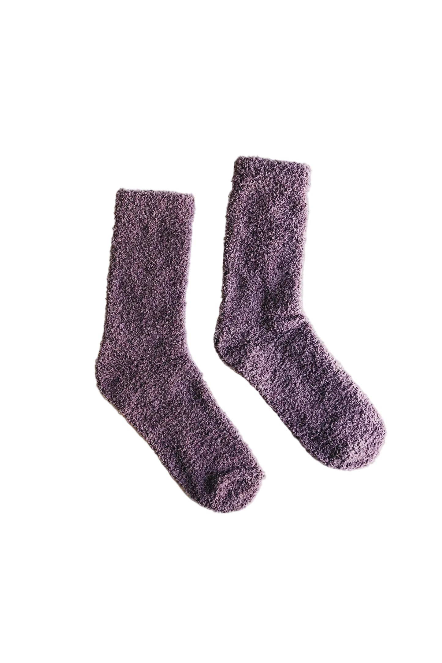 Cozy Cloud Socks Plum