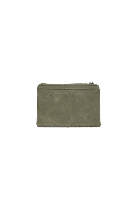 Dark Basil Penny Mini Travel Wallet