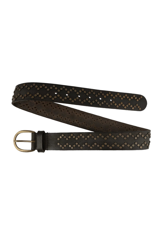 Demi Studded Belt Grey