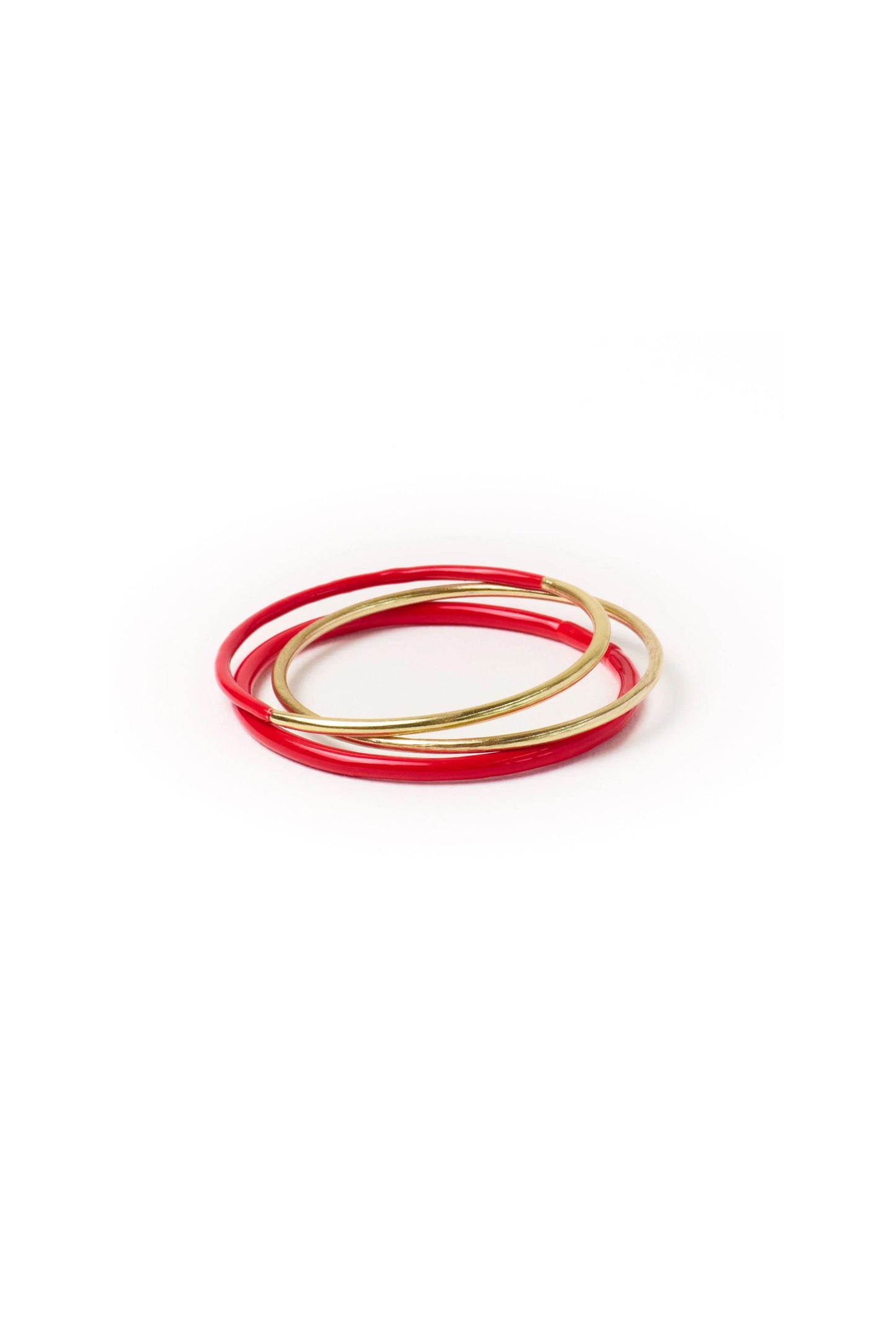 Diane Bangles Red Enamel