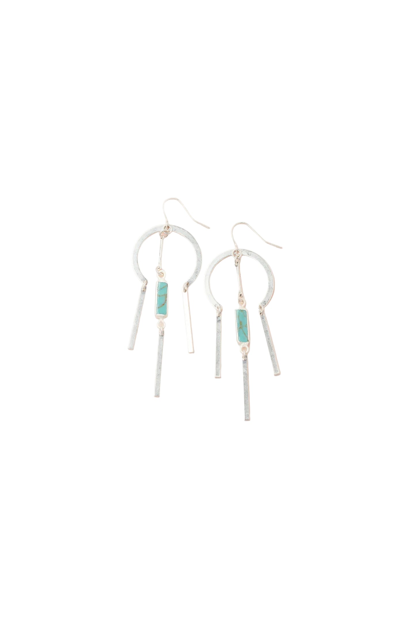 Dream Stone Earring Turquoise/Silver