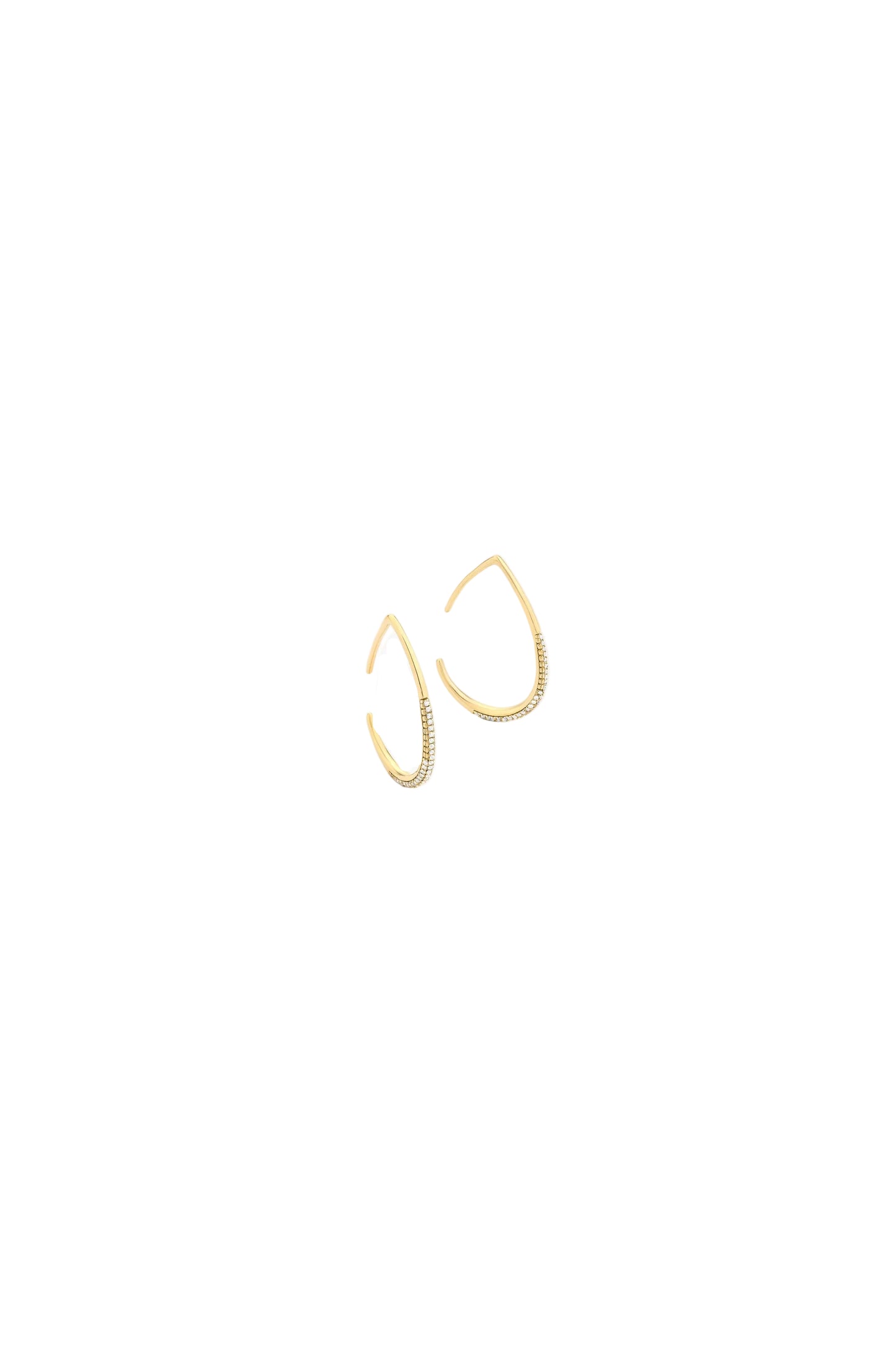 Drop By Anytime Hoop Earrings Gold