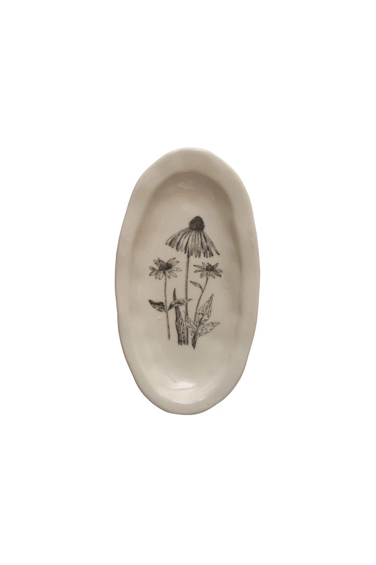 Flora/Fauna Organic Shaped Plate