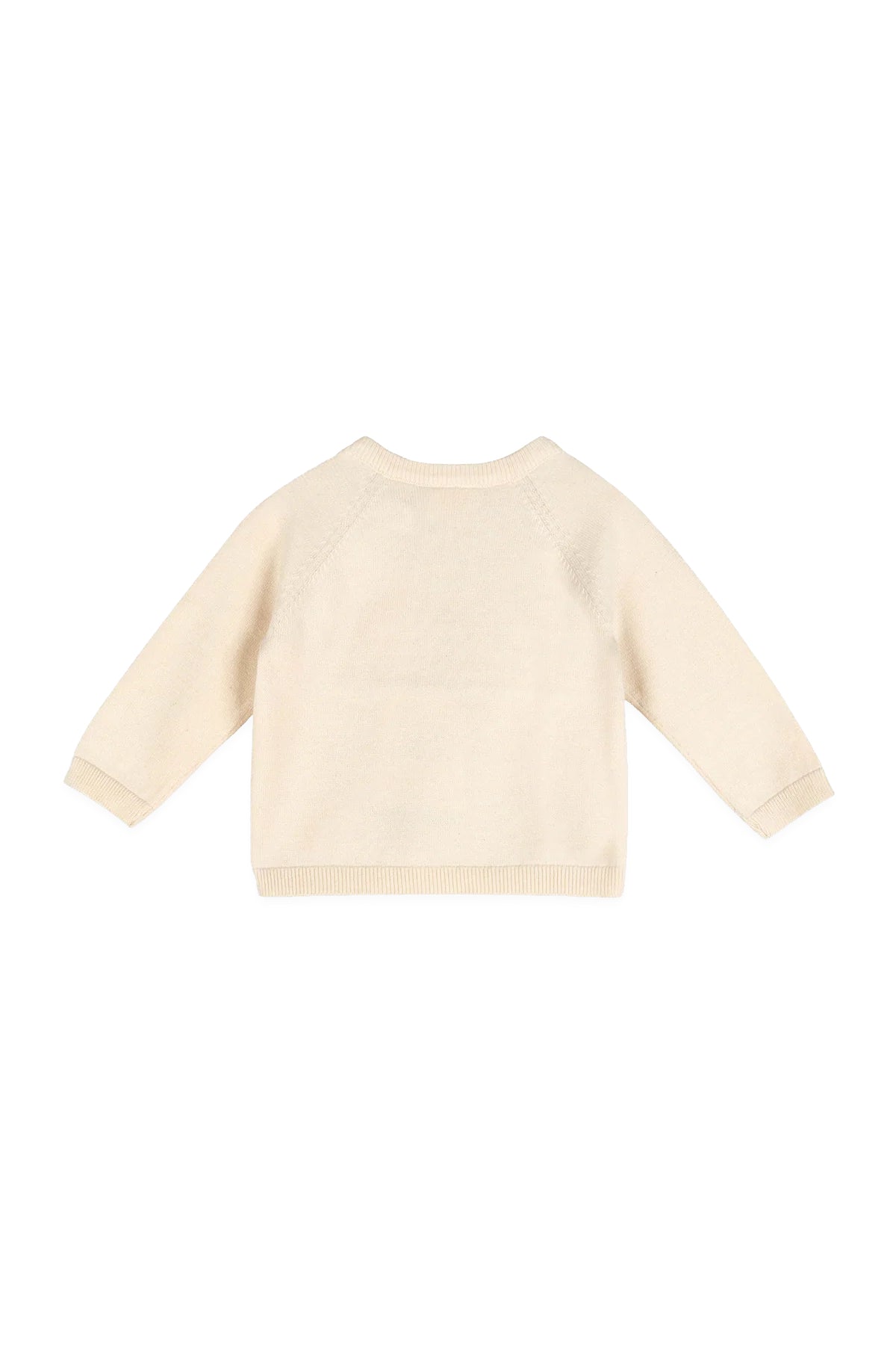 Fuzzy Hearts Baby Sweater