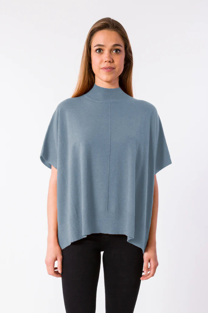 Caroline Turtleneck Top Lt. Denim