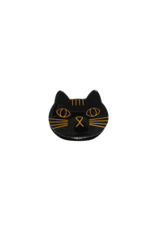 Ginger Cat Face Claw Clip