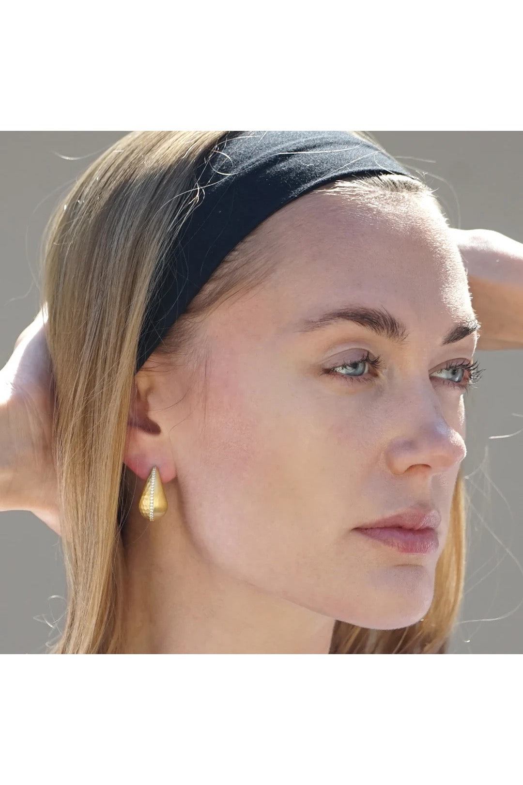 Gold Gia Teardrop Earrings