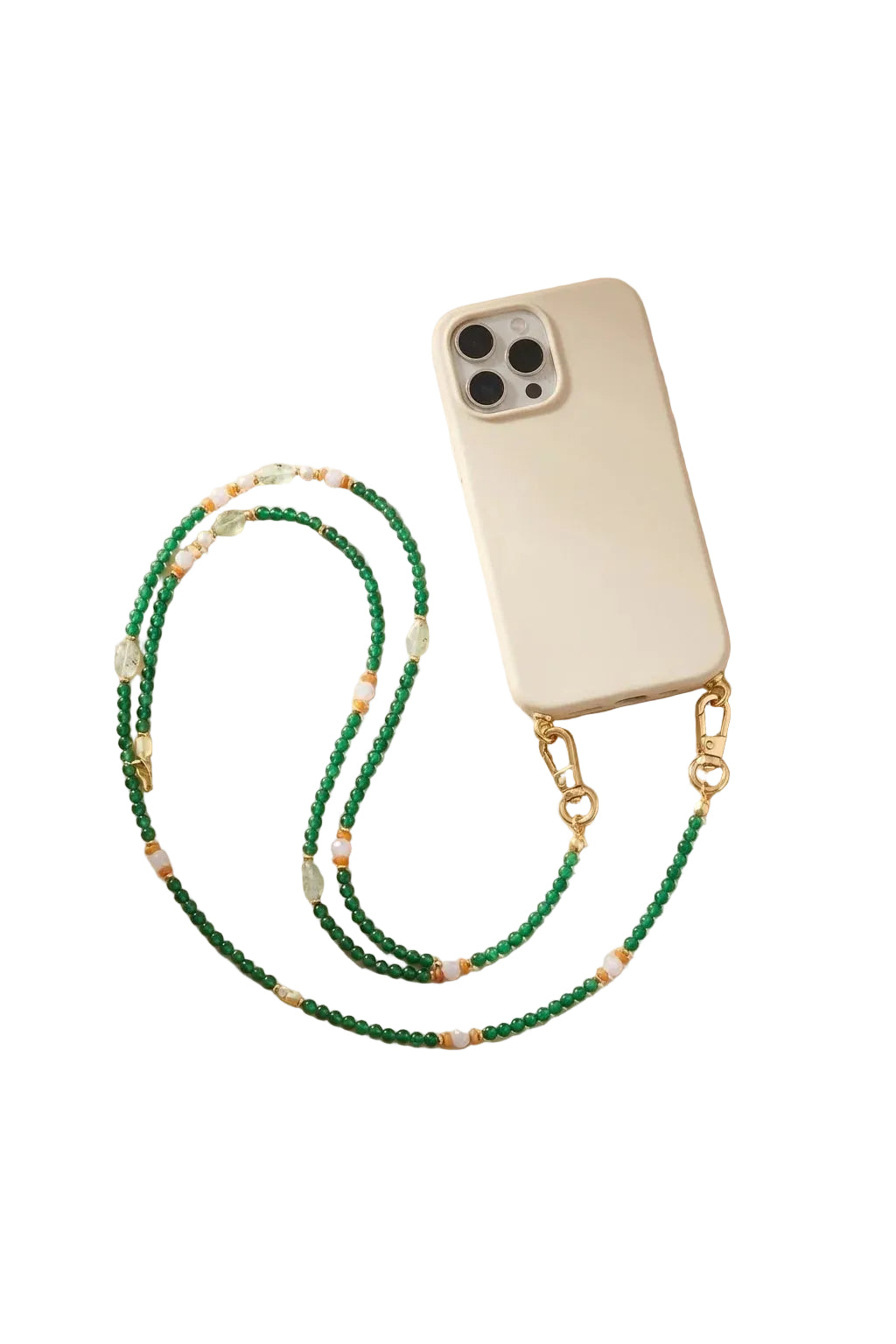 Green Agate Harmony Phone Chain