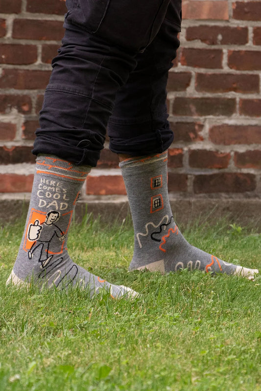 Here Comes Cool Dad Socks