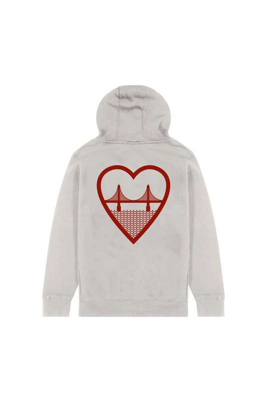 I Heart SF Zip-Up Hoodie