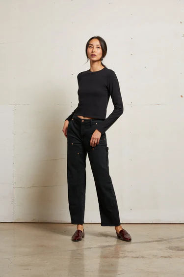 Jamie Long Sleeve Tee True Black