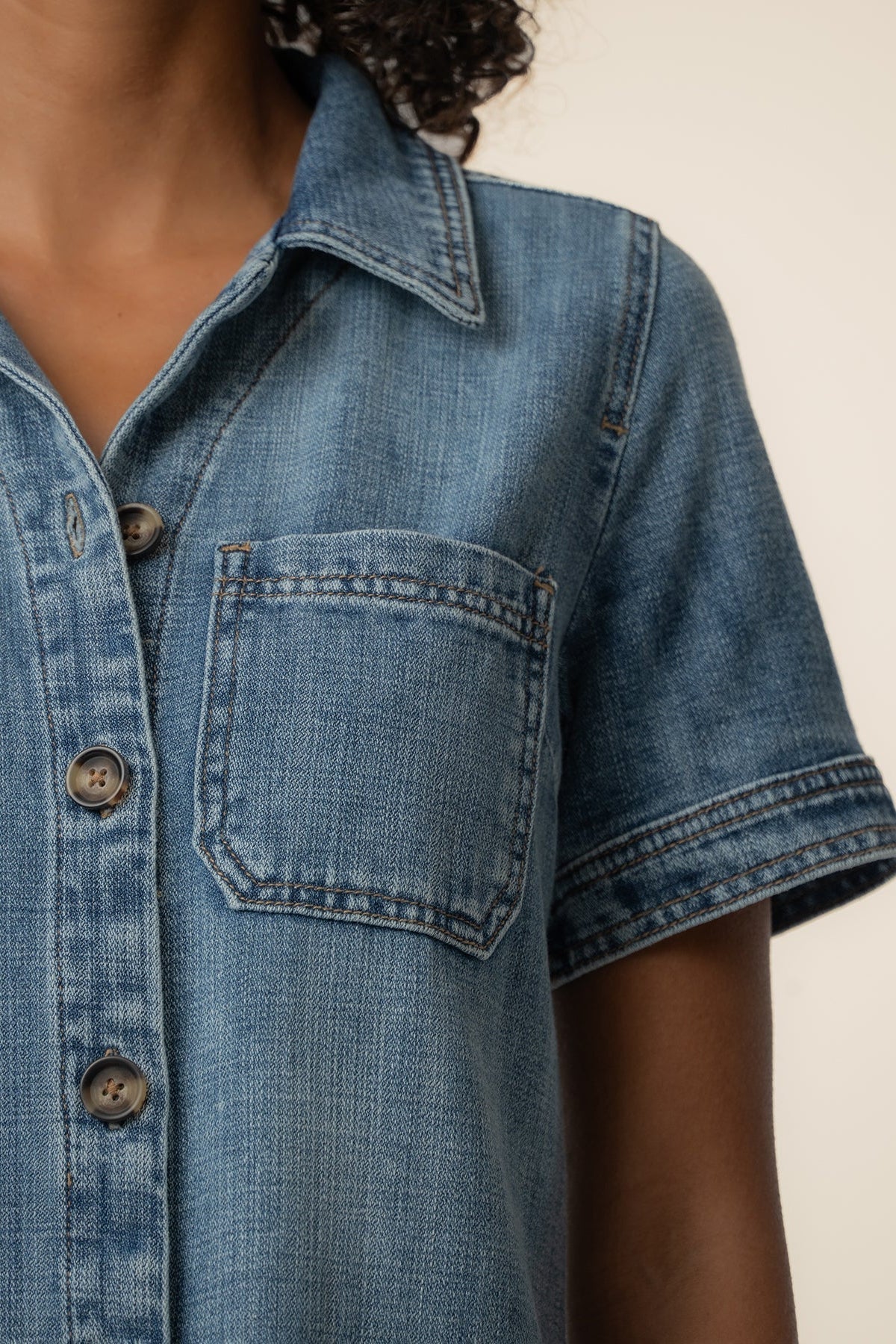 Parker Denim Mini Dress