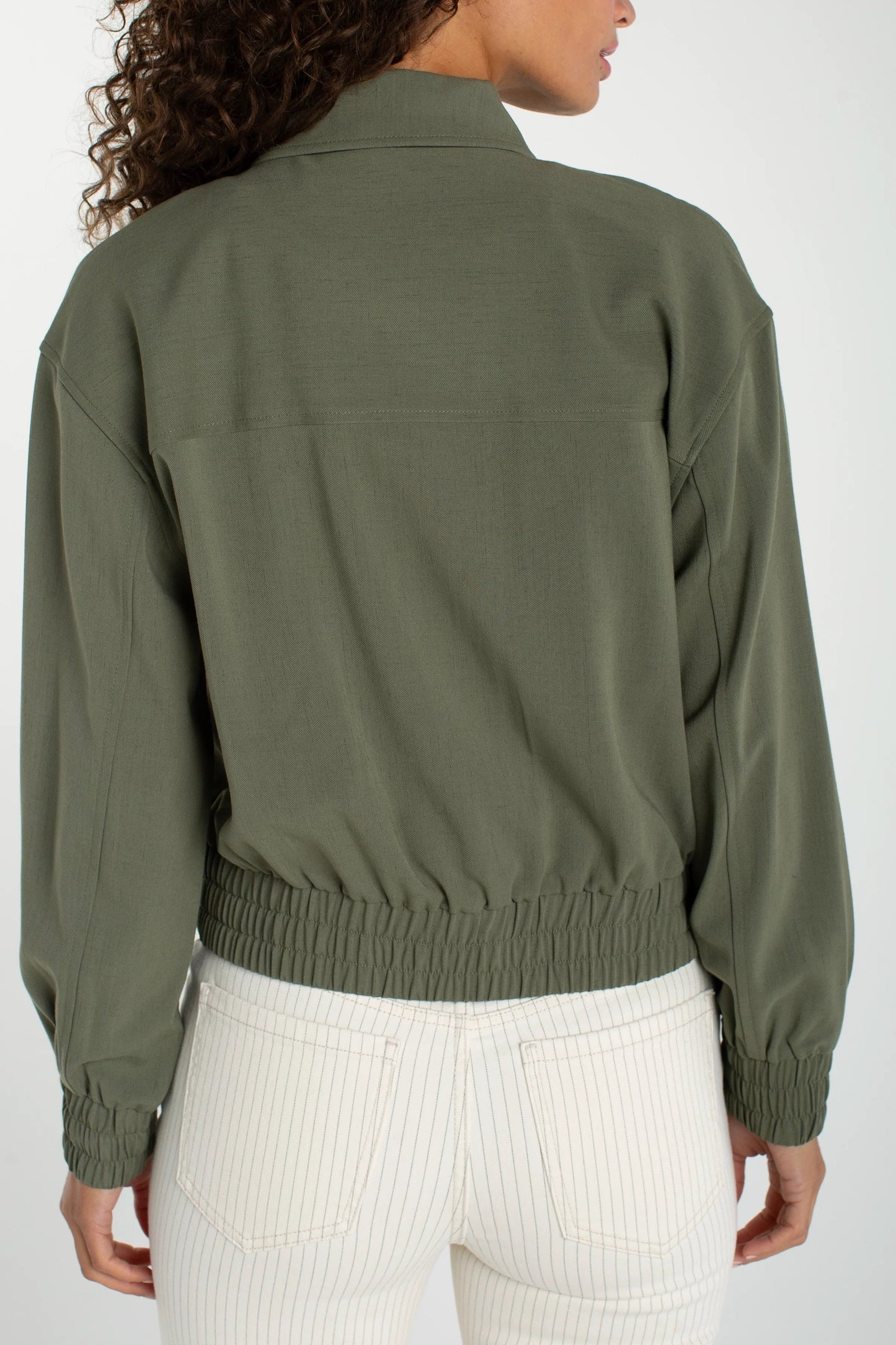 Zip Front Collared Jacket