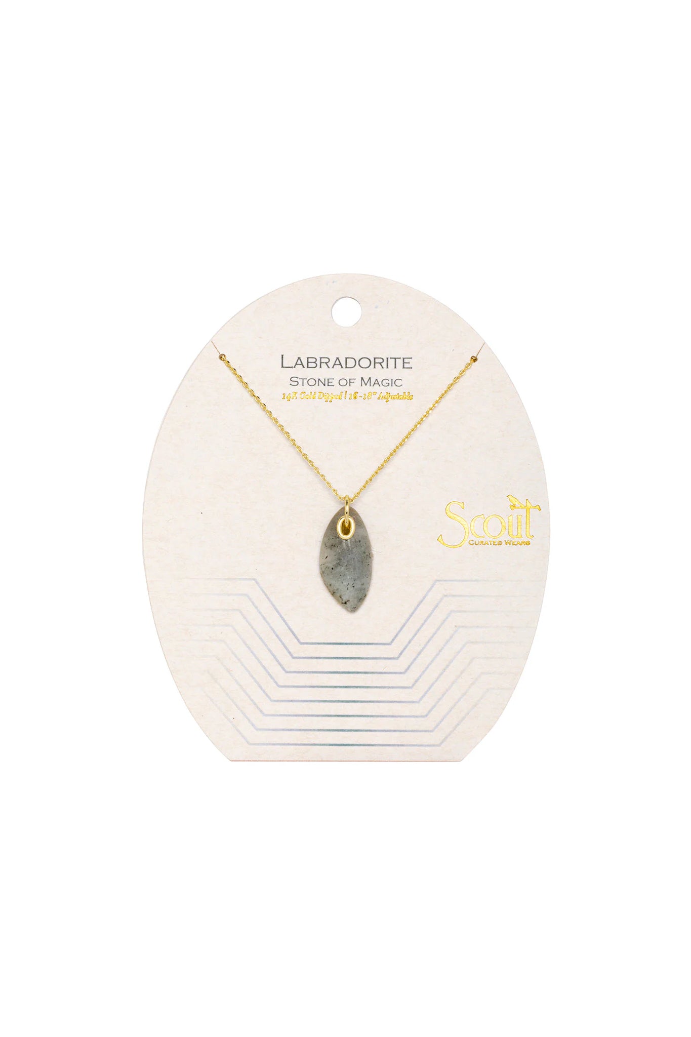 Labradorite Organic Stone Necklace
