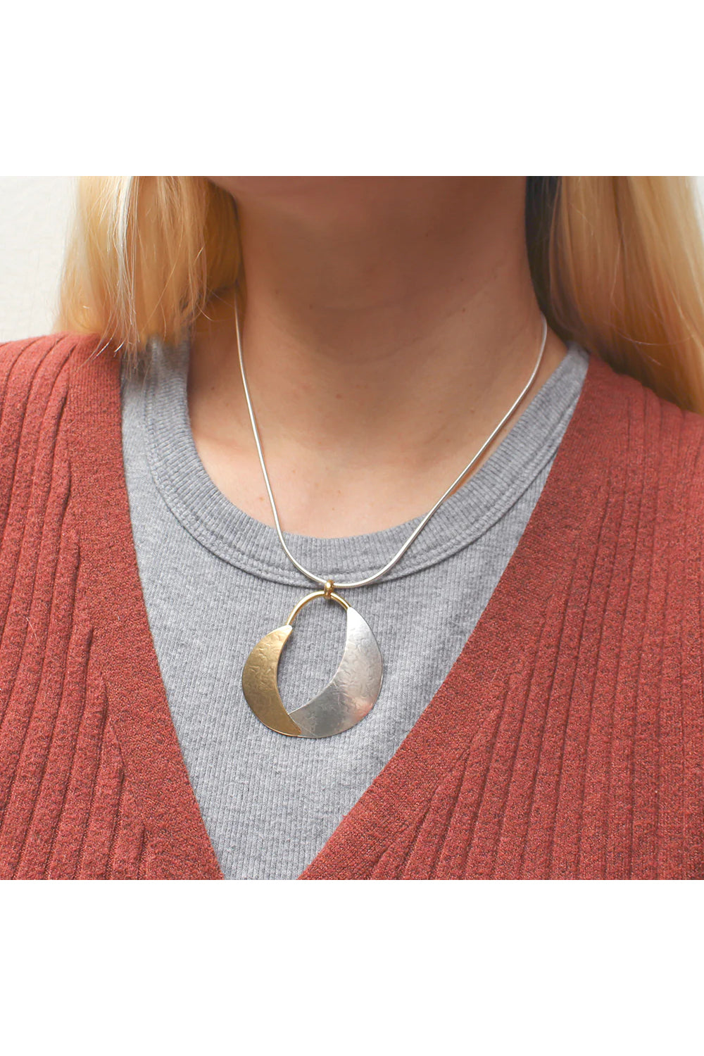 Layered Crescents Necklace