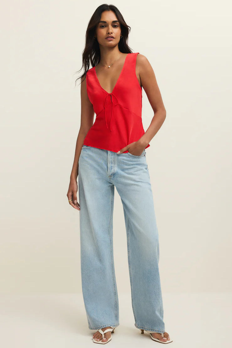 Luana Luxe Satin Top