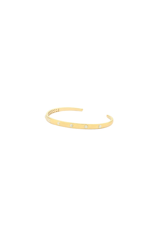 Lucky 7 Cuff Bracelet Gold