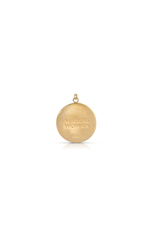 Lunar Phases Coin Charm
