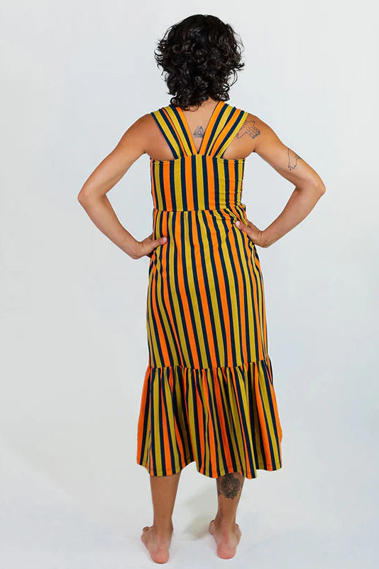 Opal Tiered Hem Midi Dress