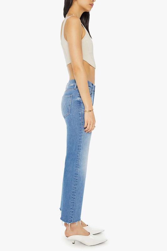 Mid Rise Rambler Ankle Zip Fray