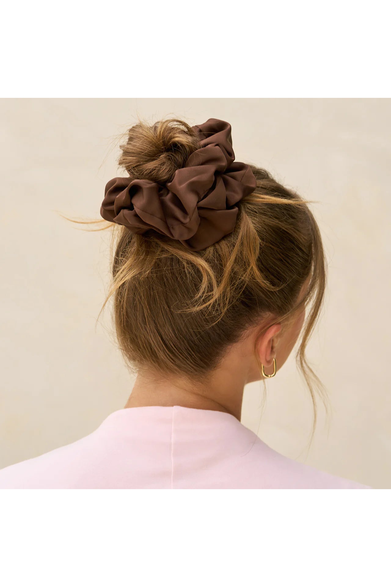 Oversized Scrunchies Black & Chocolate