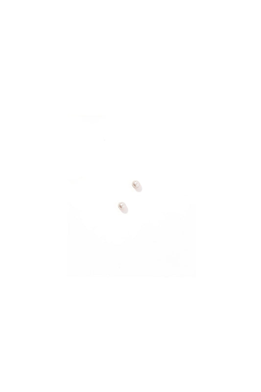 Payton Pearl Screwback Studs White
