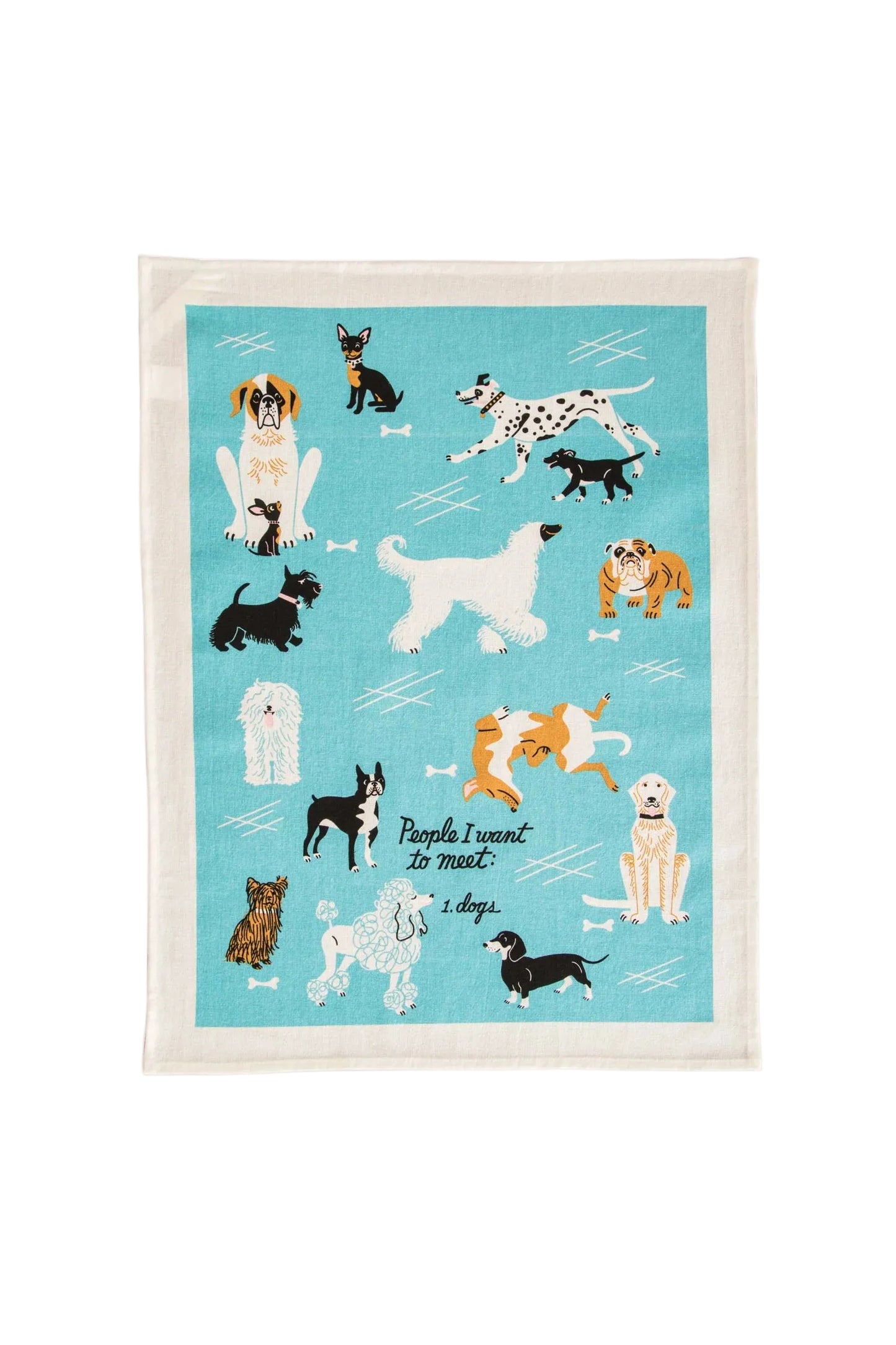 People I Want To Meet: Dogs Dish Towel