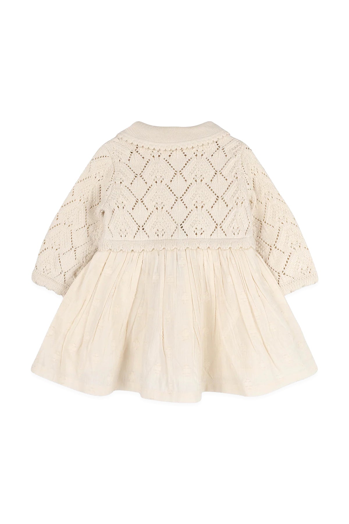 Phoebe Pointelle Knit Sweater Top Baby Dress