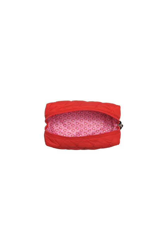 Pull My Heart Cosmetic Pouch Red