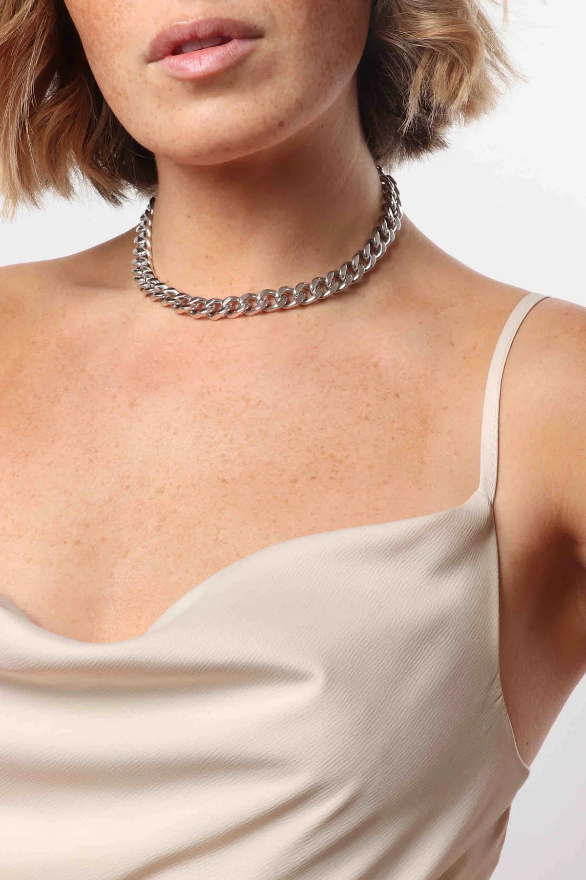 Queens Choker Silver
