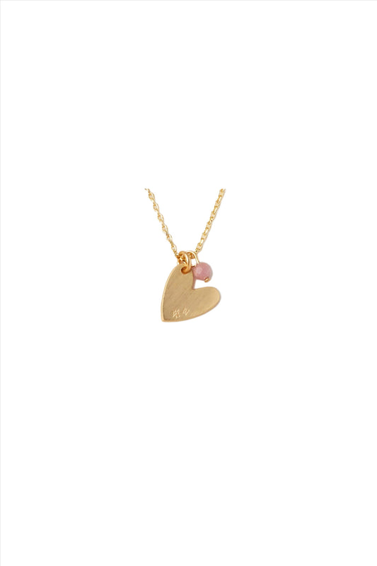 Rhodonite Intention Charm Necklace