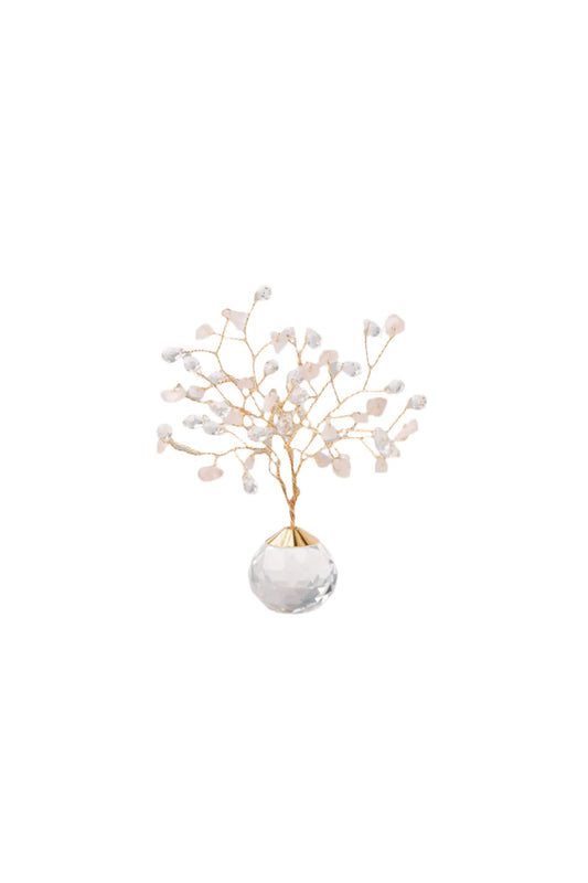 Tree of Life Suncatcher Rose Quartz