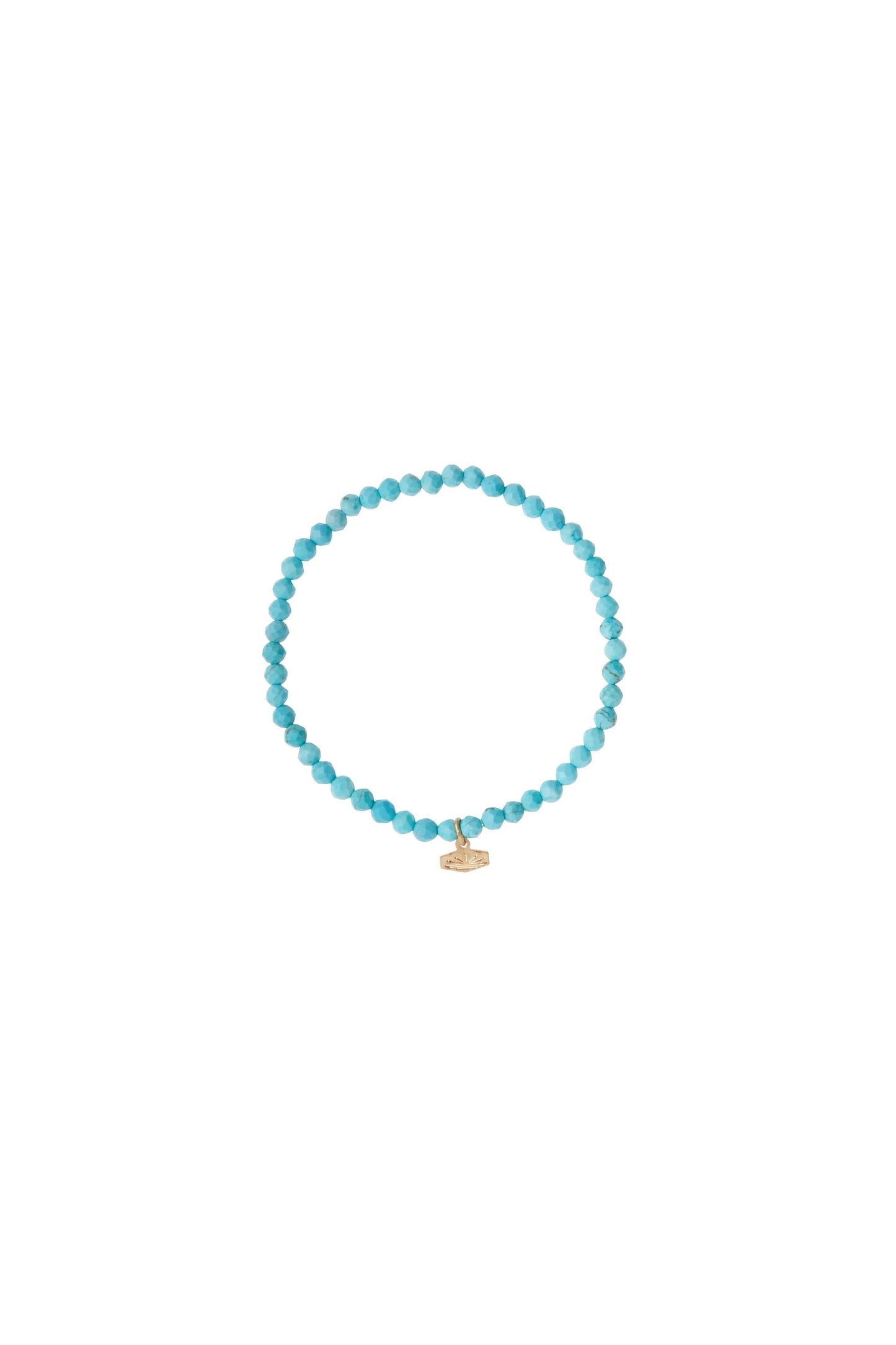 Mini Faceted Bracelet Turquoise