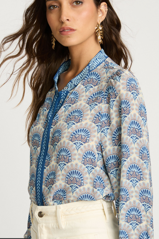 Riley Top in Boho Deco